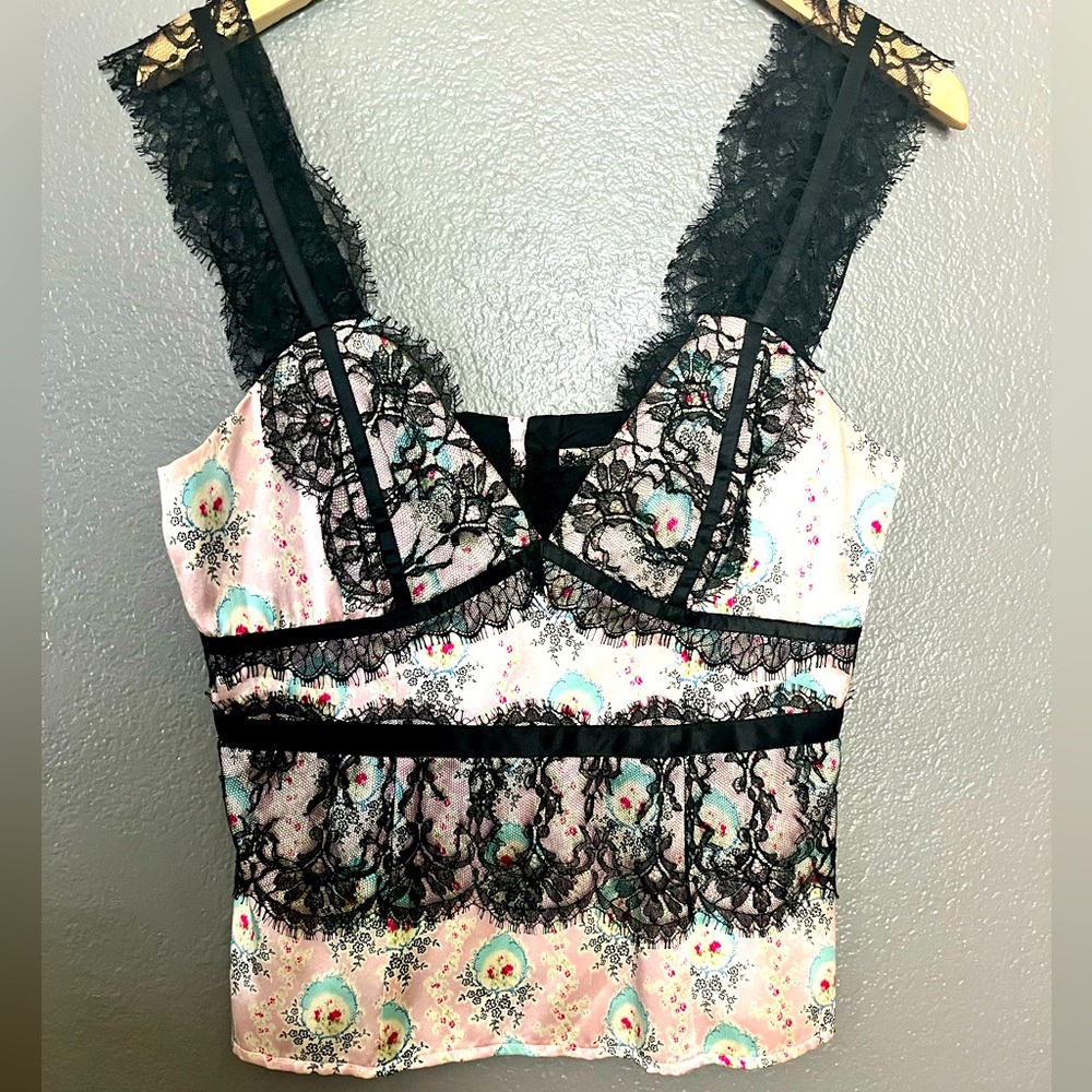Vintage Nanette Lepore silk cami, size 8